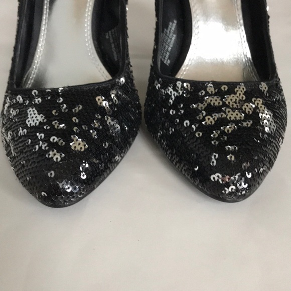 White House Black Market Athena Sequin Heels - Picture 5 of 8